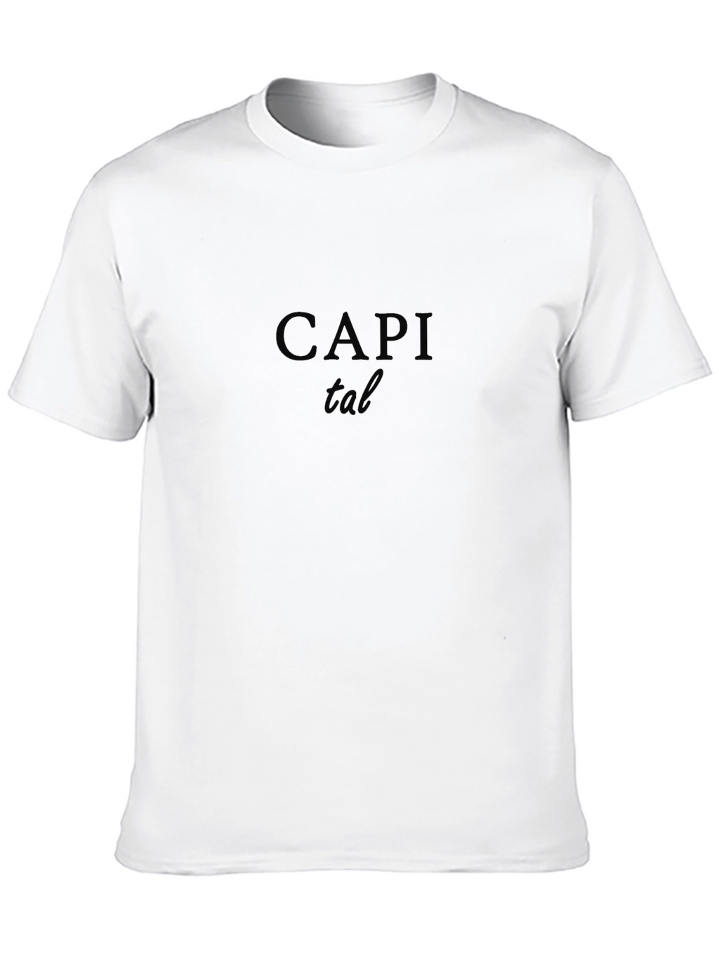 CAPI tal Black Graphic Tee