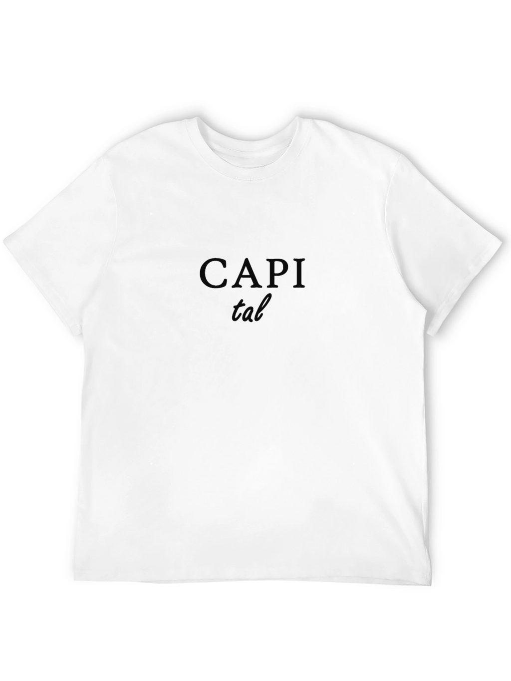 CAPI tal Black Graphic Tee