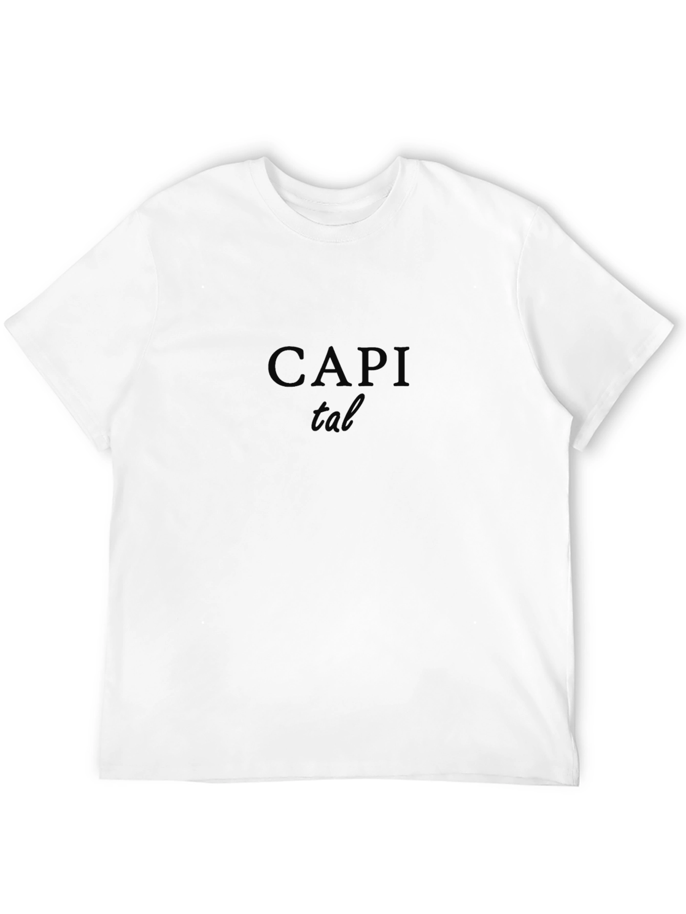 CAPI tal Black Graphic Tee