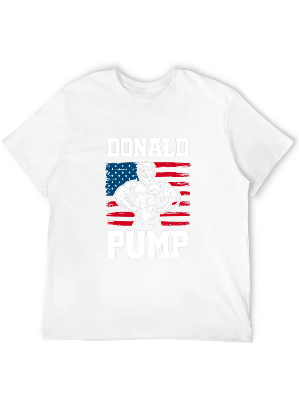Donald Pump T-Shirt - USA Flag Graphic Tee