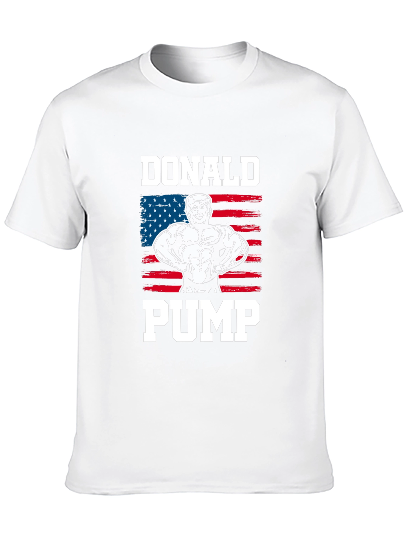 Donald Pump T-Shirt - USA Flag Graphic Tee