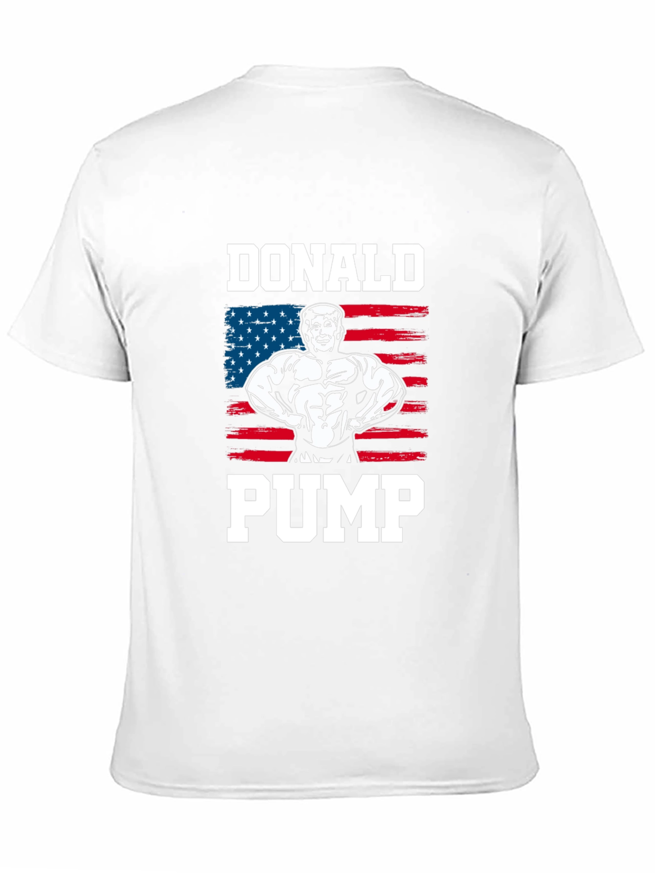 Donald Pump T-Shirt - USA Flag Graphic Tee