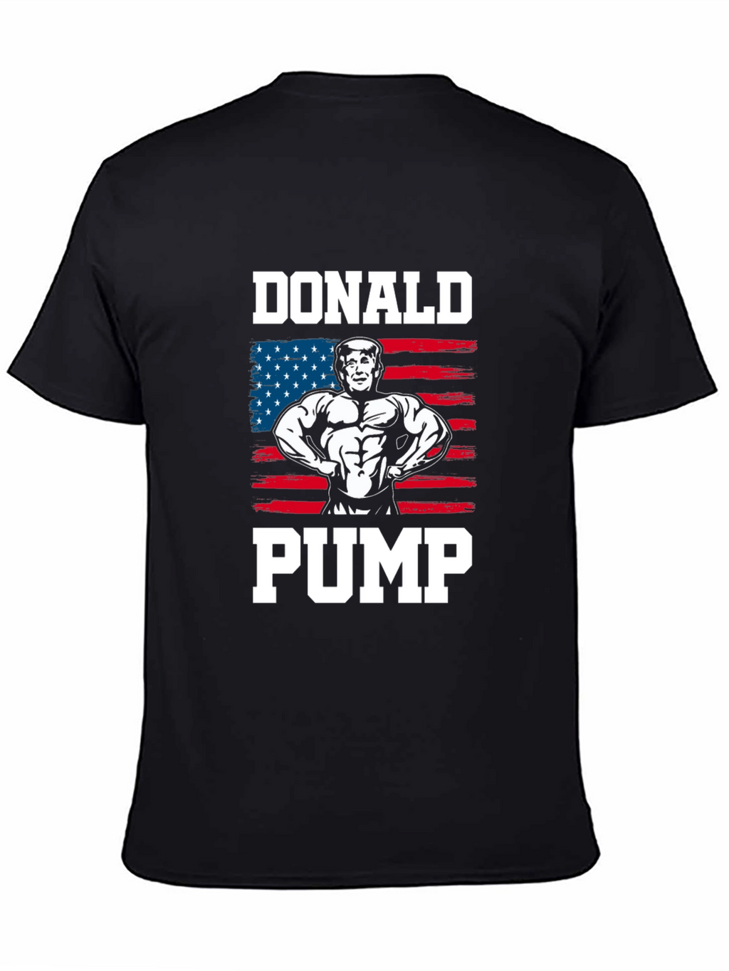 Donald Pump T-Shirt - USA Flag Graphic Tee