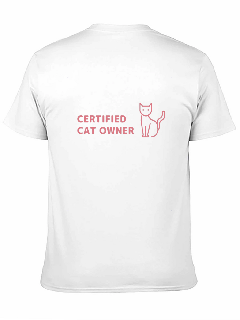 Certified Cat Owner Black T-Shirt