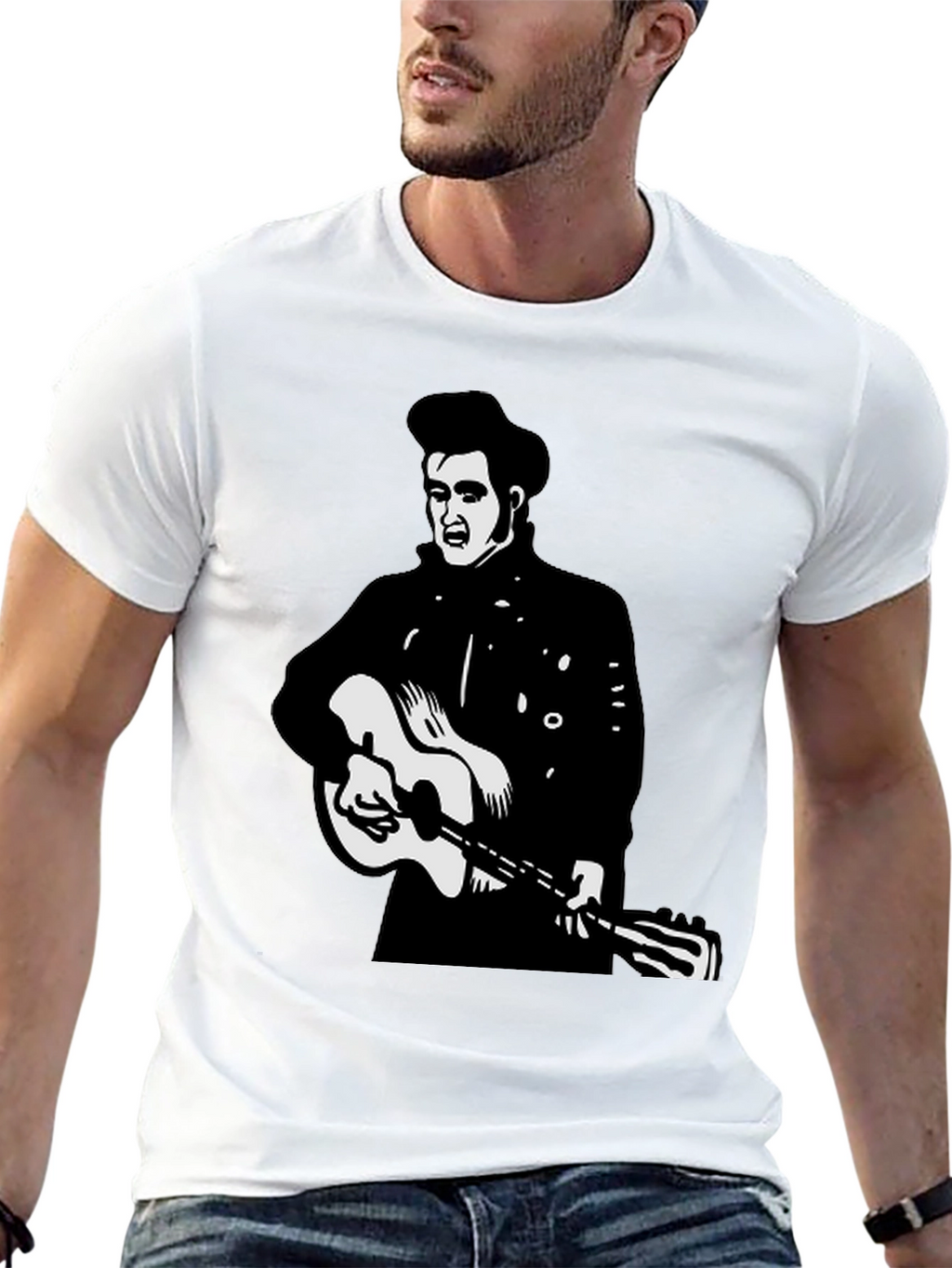 Johnny Cash Graphic Black T-Shirt