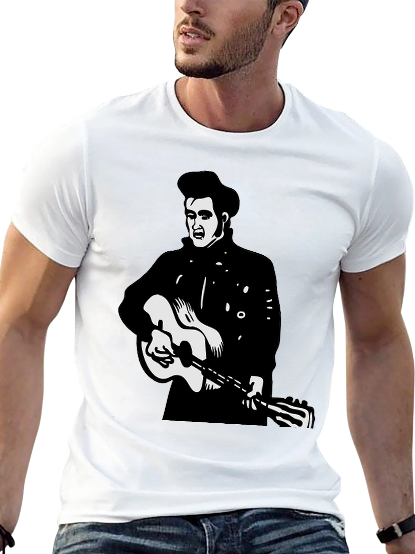 Johnny Cash Graphic Black T-Shirt