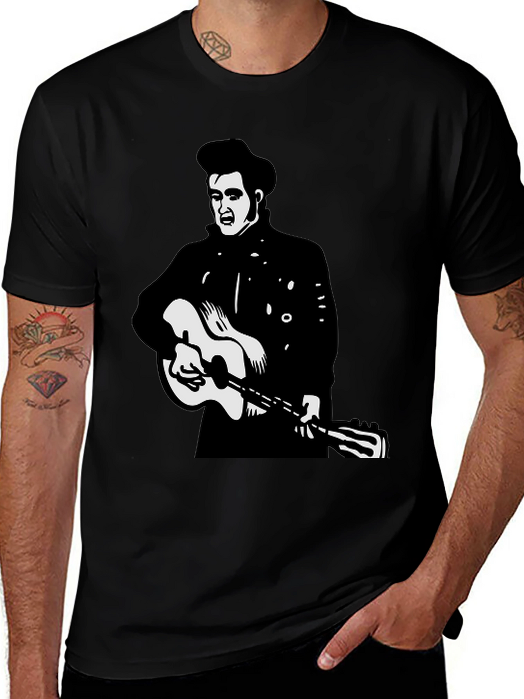 Johnny Cash Graphic Black T-Shirt
