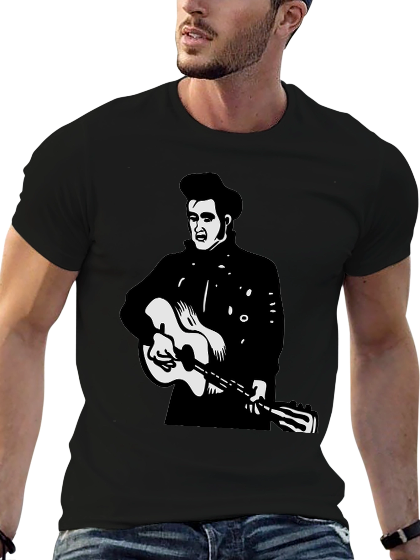 Johnny Cash Graphic Black T-Shirt
