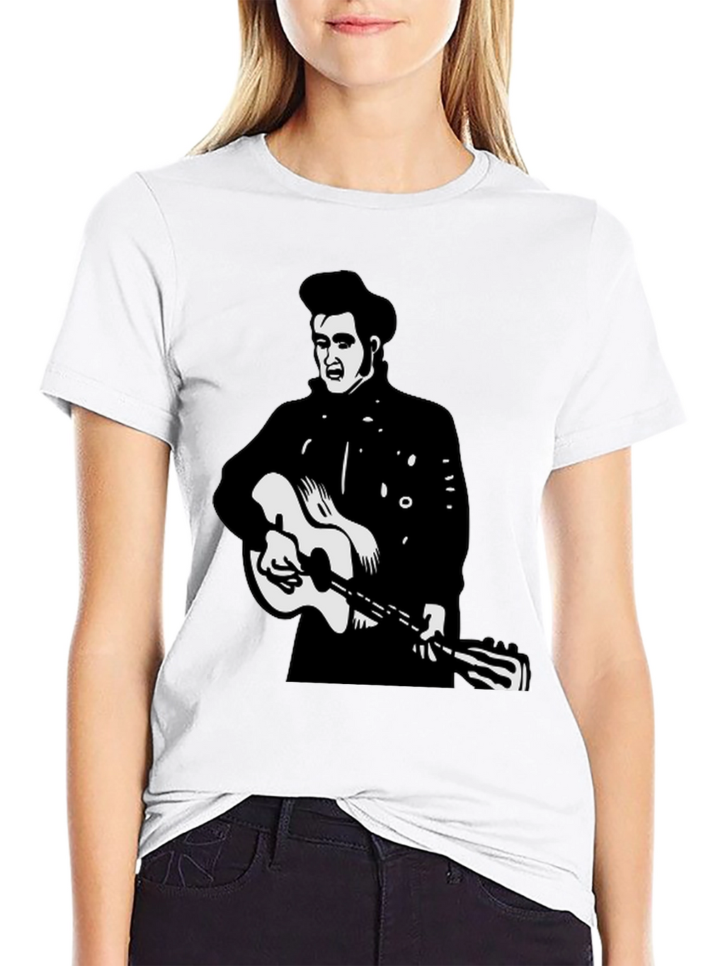 Johnny Cash Graphic Black T-Shirt