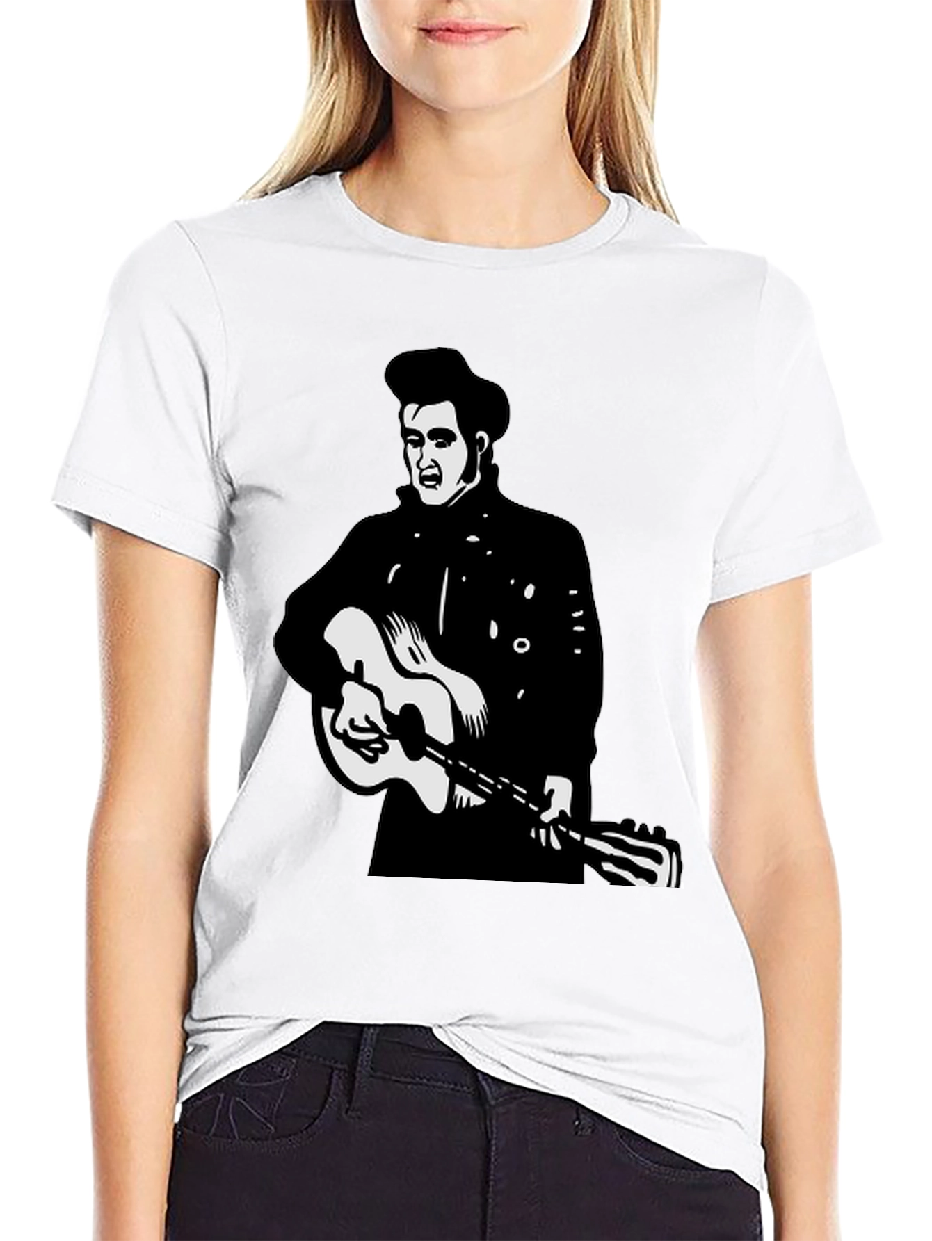 Johnny Cash Graphic Black T-Shirt