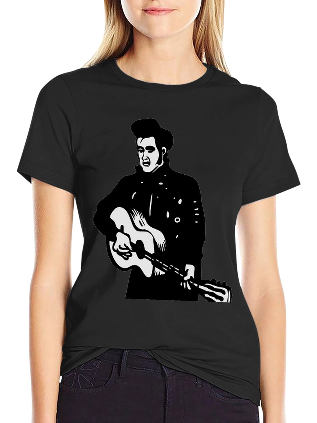 Johnny Cash Graphic Black T-Shirt