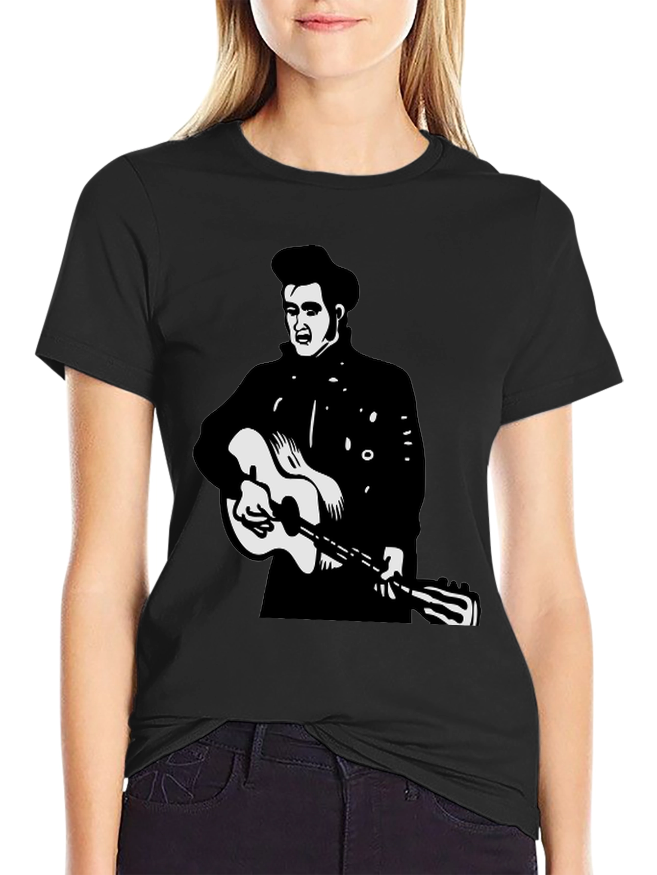 Johnny Cash Graphic Black T-Shirt