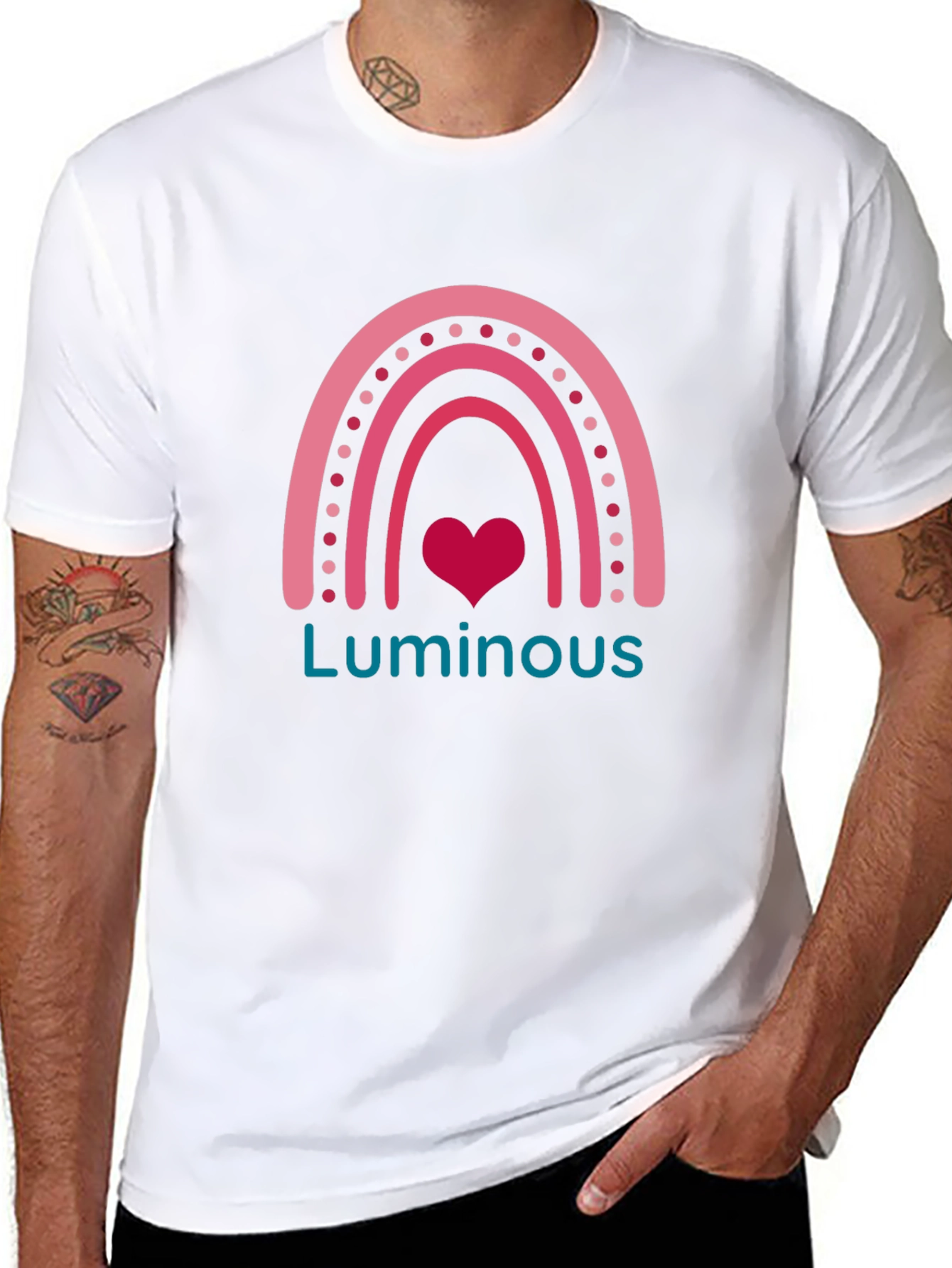 Luminous Heart Rainbow T-Shirt