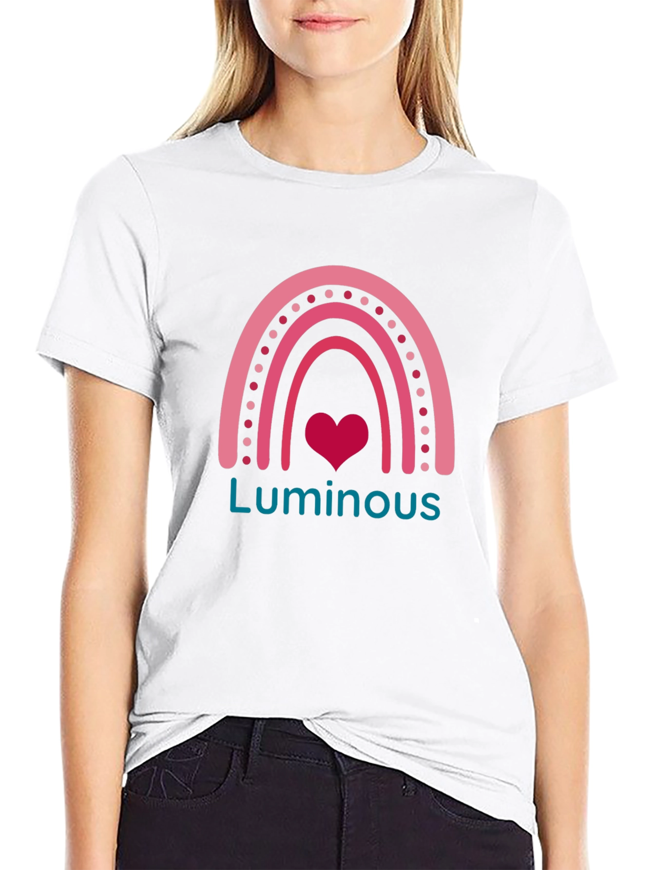 Luminous Heart Rainbow T-Shirt
