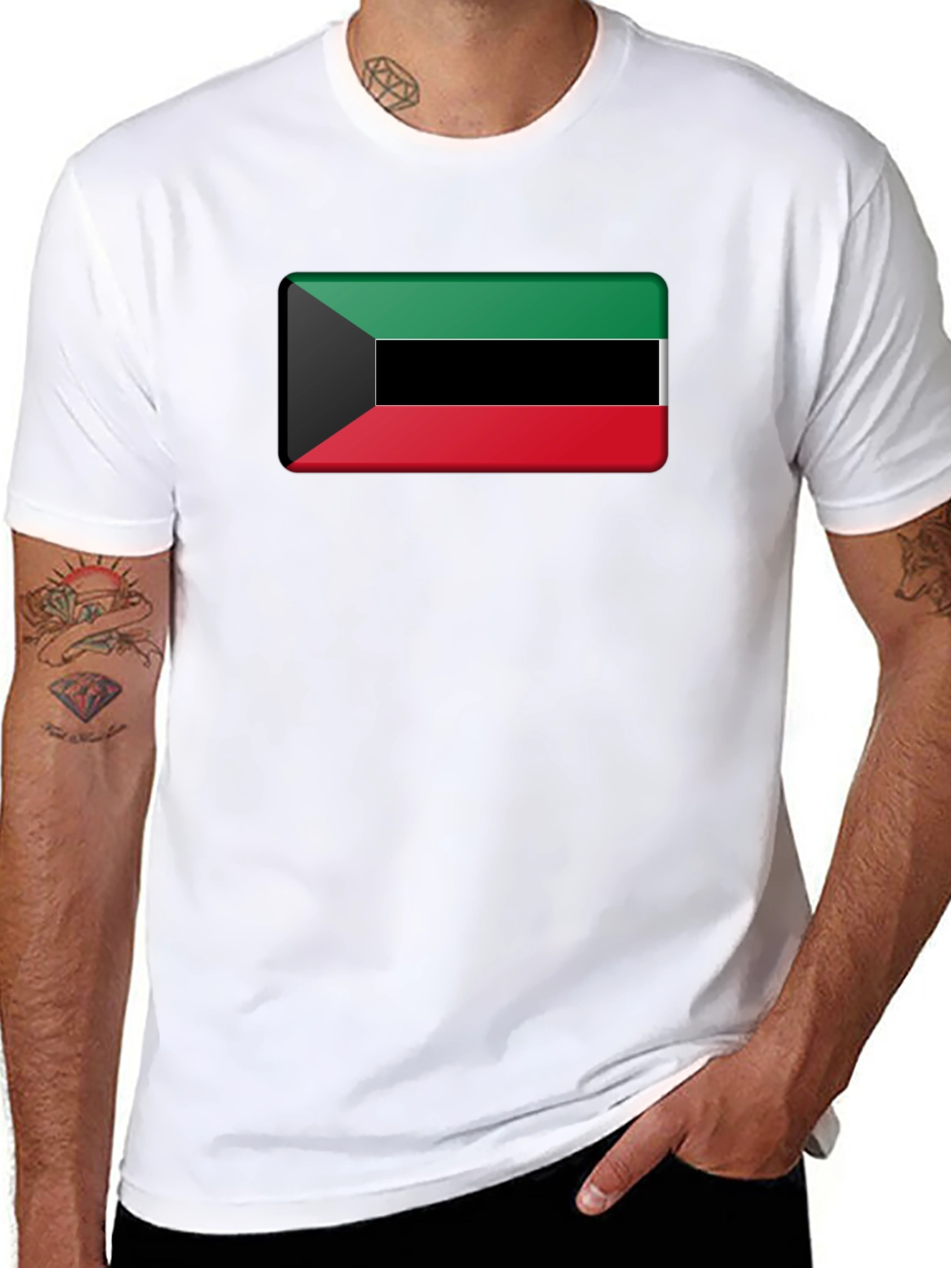Kuwait Flag T-Shirt - Unisex Graphic Tee
