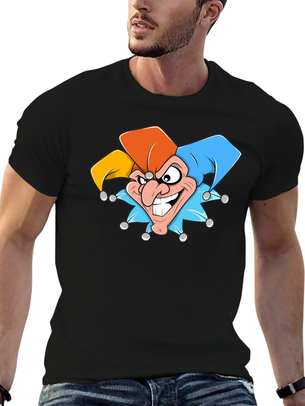 Jester Graphic T-Shirt - Black