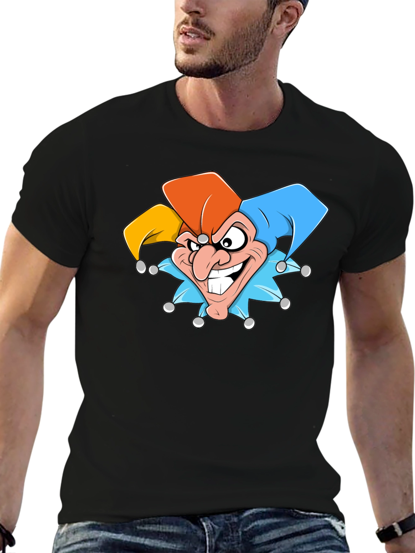 Jester Graphic T-Shirt - Black