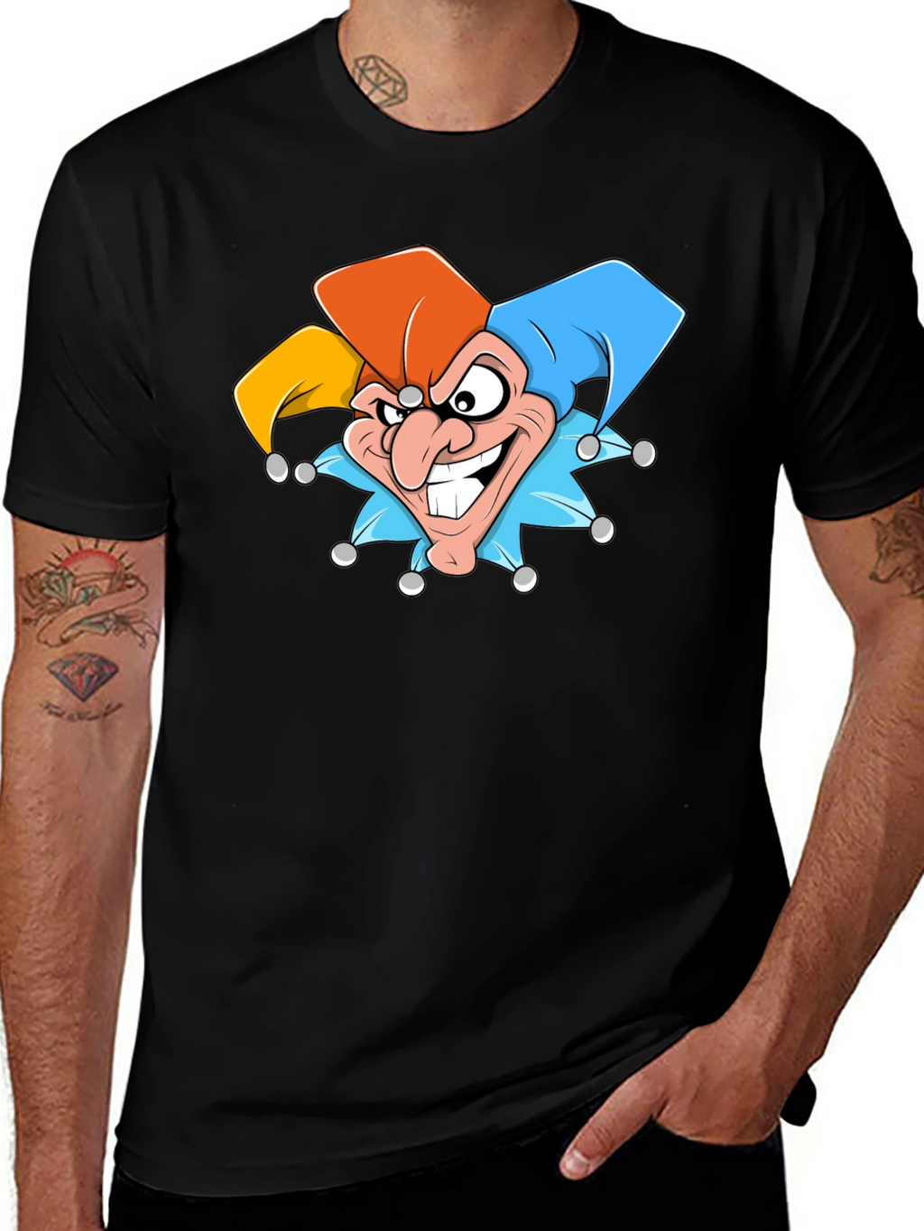 Jester Graphic T-Shirt - Black