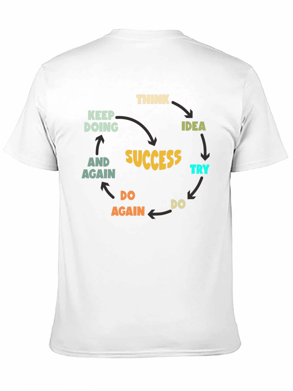 Success Cycle Black T-Shirt