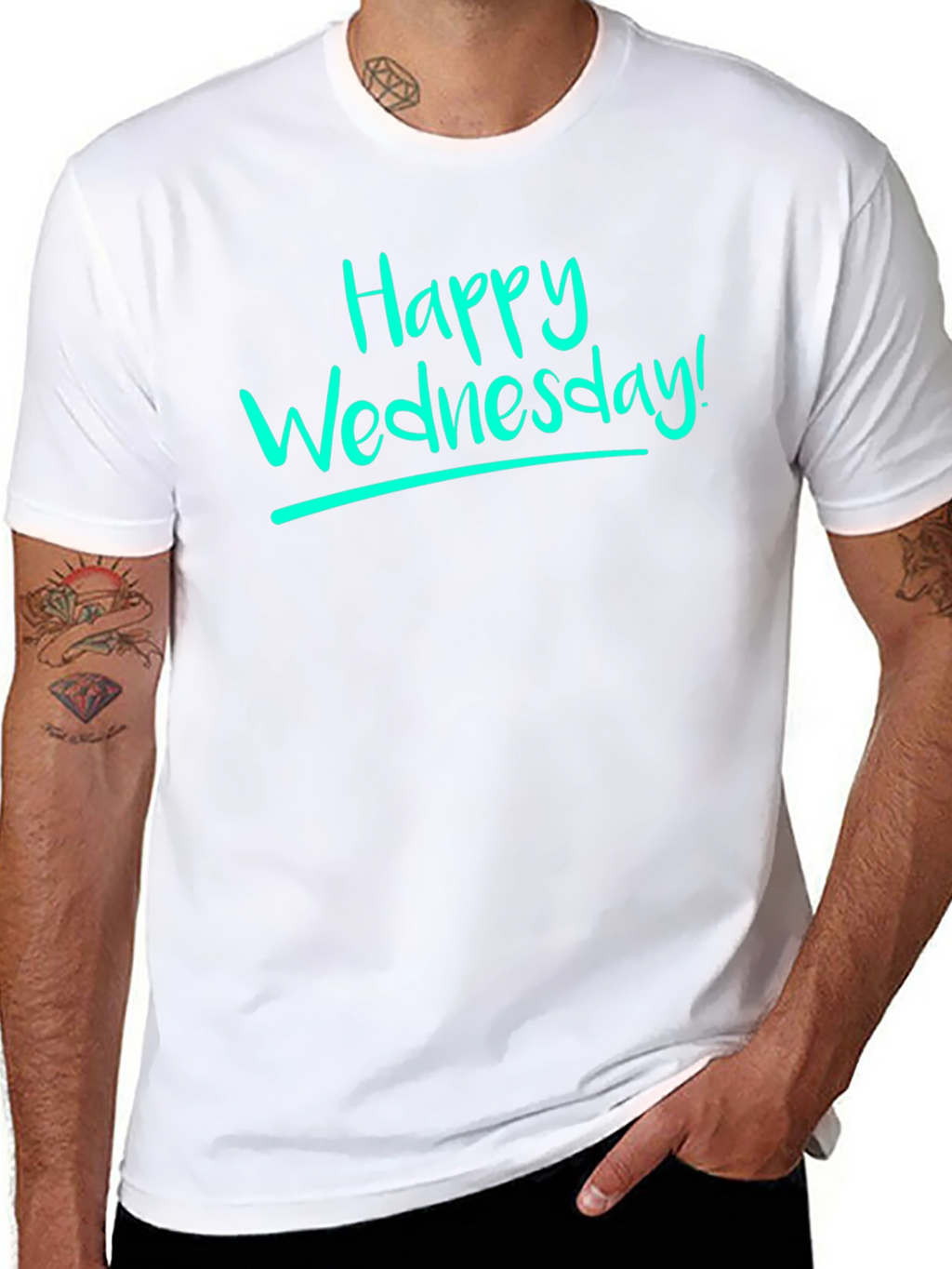 Happy Wednesday T-Shirt - Stylish Everyday Wear