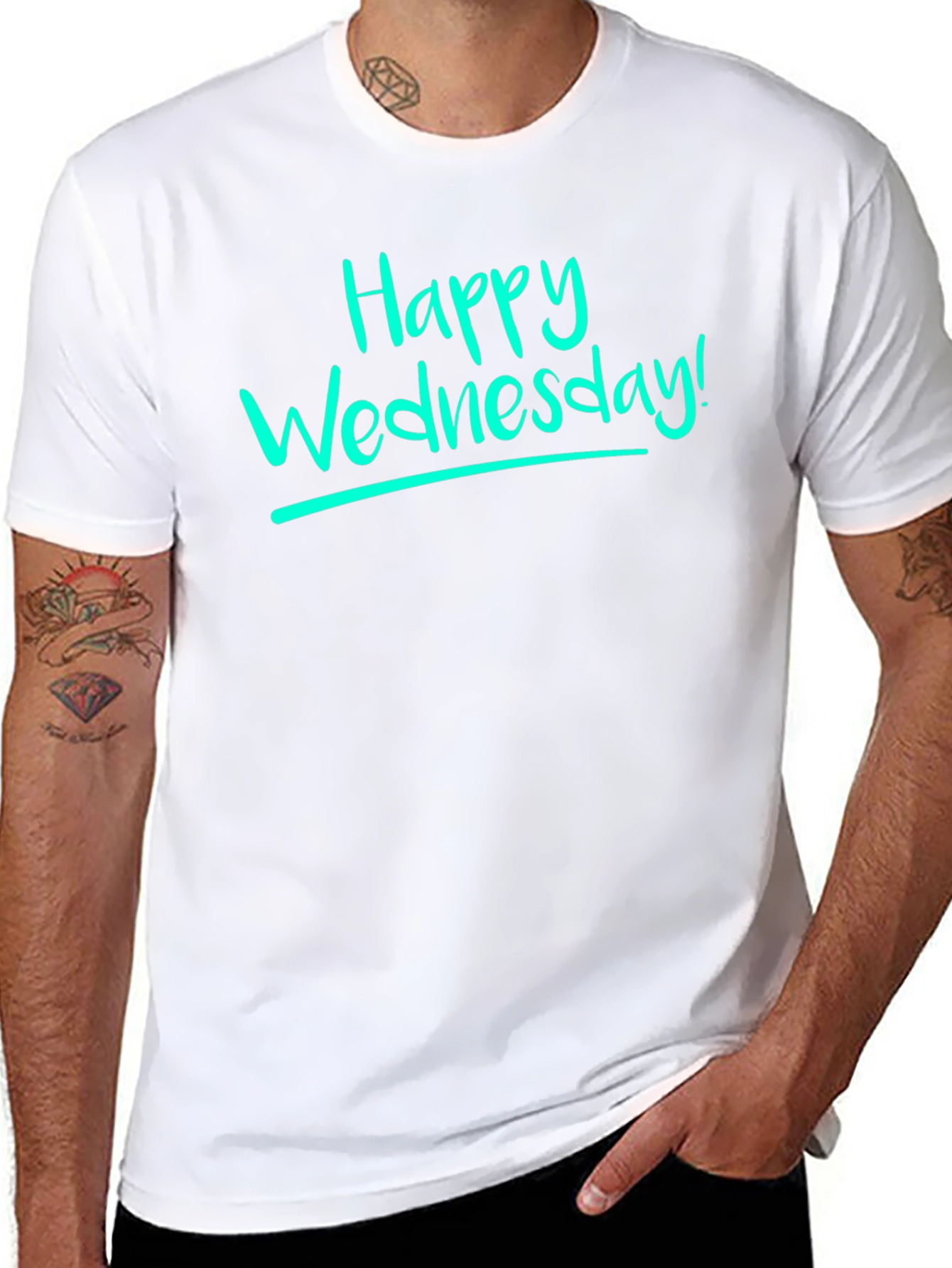 Happy Wednesday T-Shirt - Stylish Everyday Wear