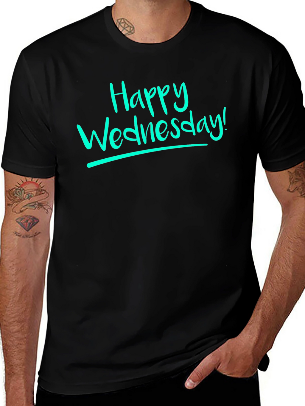 Happy Wednesday T-Shirt - Stylish Everyday Wear
