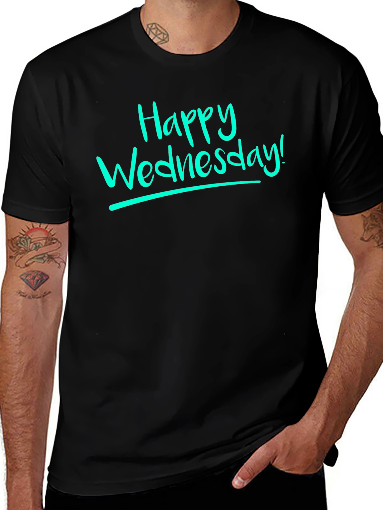 Happy Wednesday T-Shirt - Stylish Everyday Wear