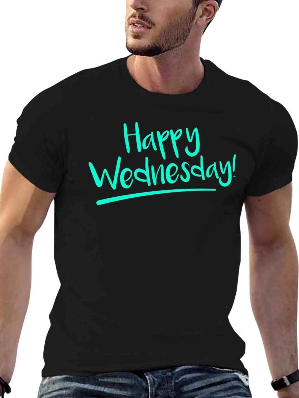 Happy Wednesday T-Shirt - Stylish Everyday Wear
