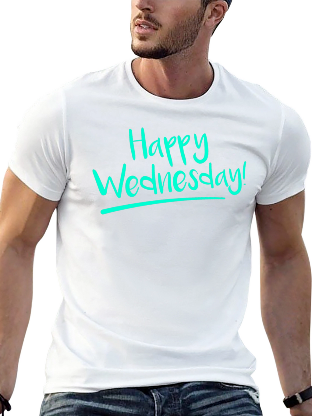 Happy Wednesday T-Shirt - Stylish Everyday Wear