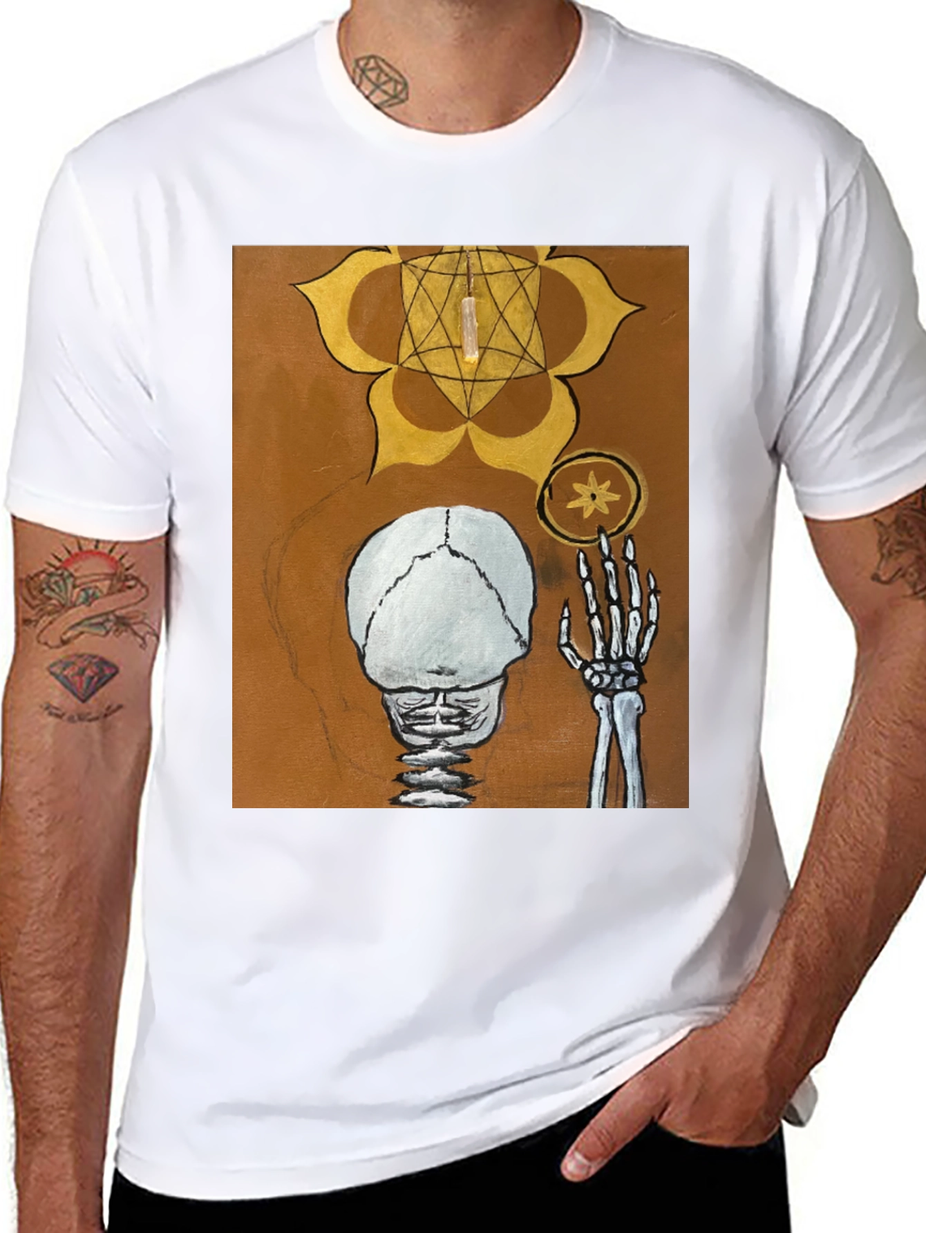 Esoteric Skeleton Graphic Tee