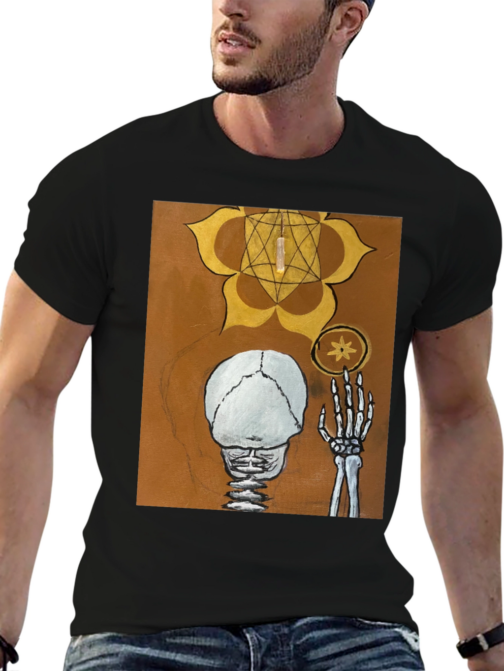 Esoteric Skeleton Graphic Tee