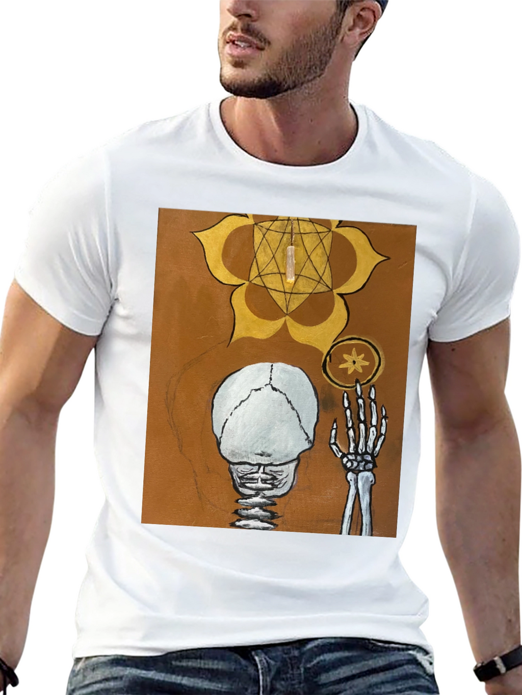 Esoteric Skeleton Graphic Tee