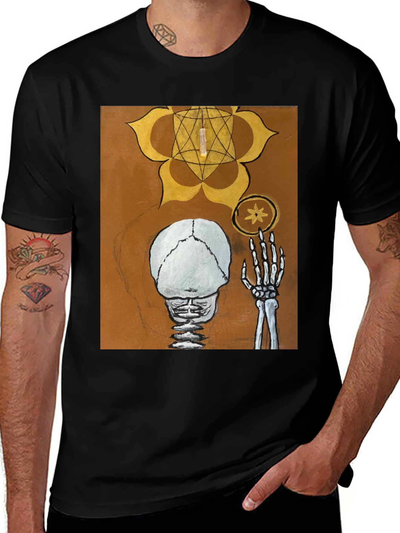 Esoteric Skeleton Graphic Tee