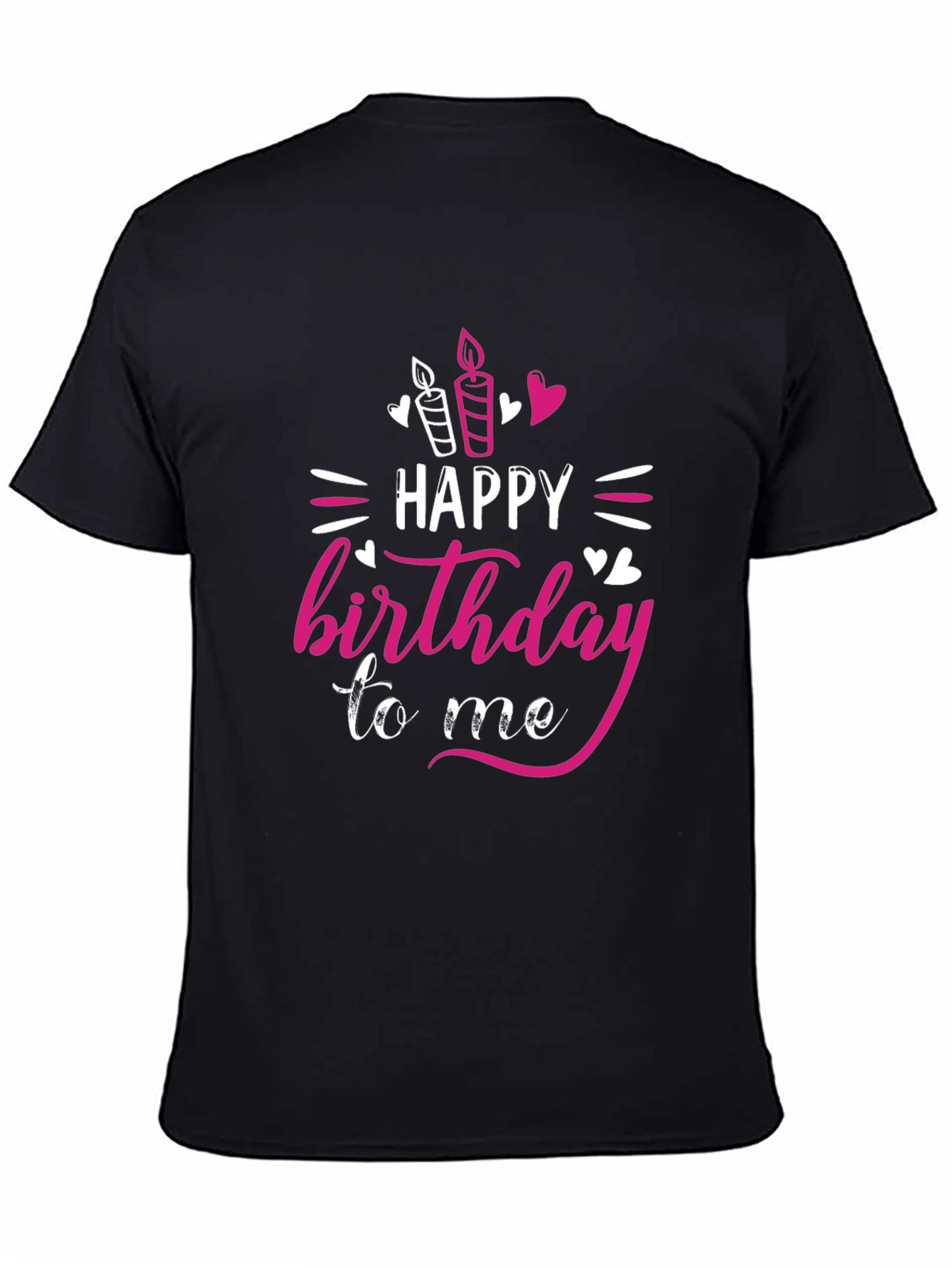 Happy Birthday To Me Graphic Tee - Stylish Celebration Shirt