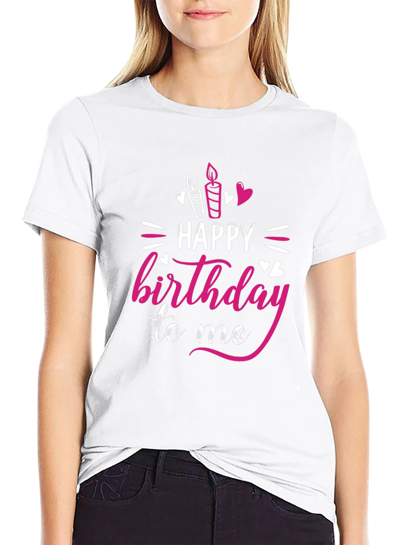 Happy Birthday To Me Graphic Tee - Stylish Celebration Shirt
