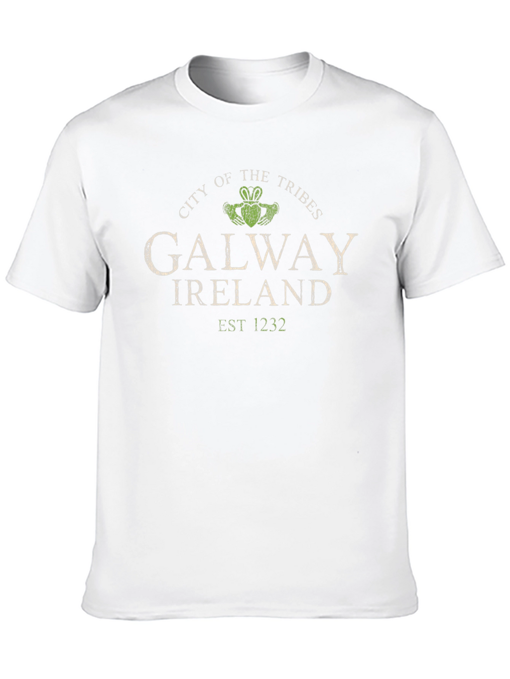 Galway Ireland Black T-Shirt - City of the Tribes
