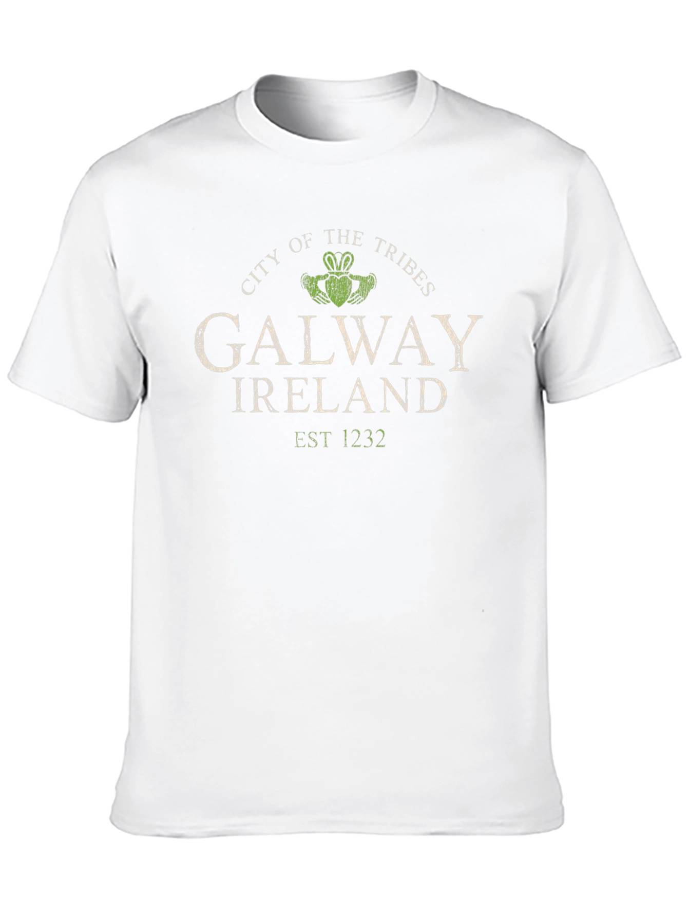 Galway Ireland Black T-Shirt - City of the Tribes