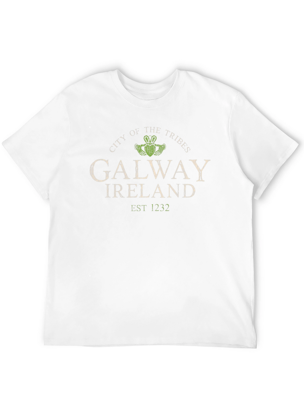 Galway Ireland Black T-Shirt - City of the Tribes