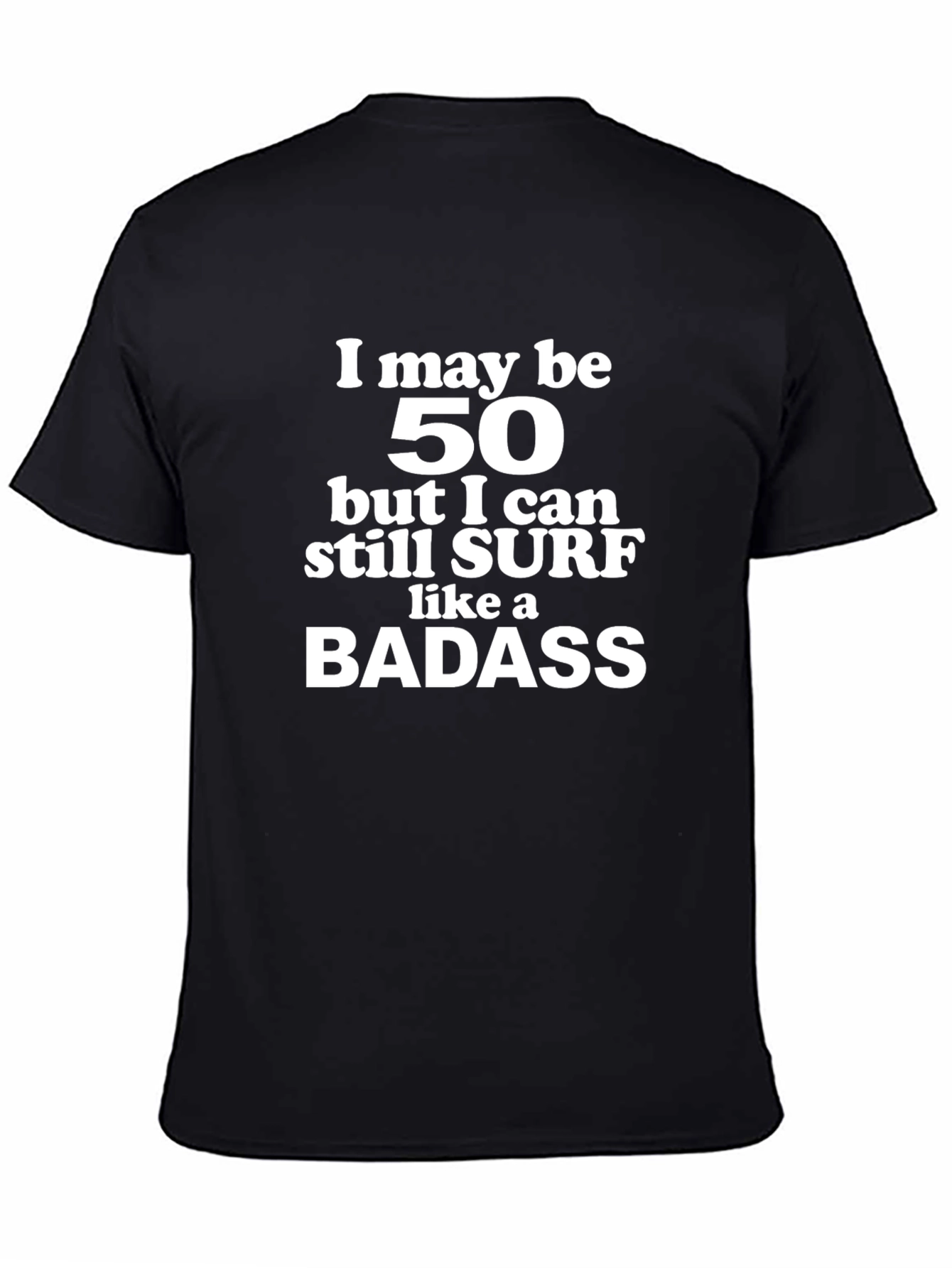 Funny 50th Birthday Surfing T-Shirt