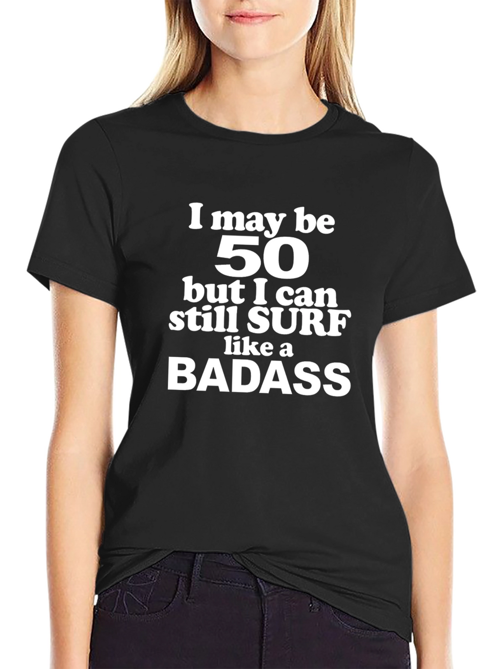 Funny 50th Birthday Surfing T-Shirt