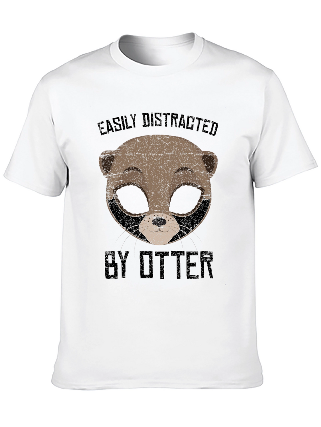 Easily Distracted By Otter Graphic T-Shirt