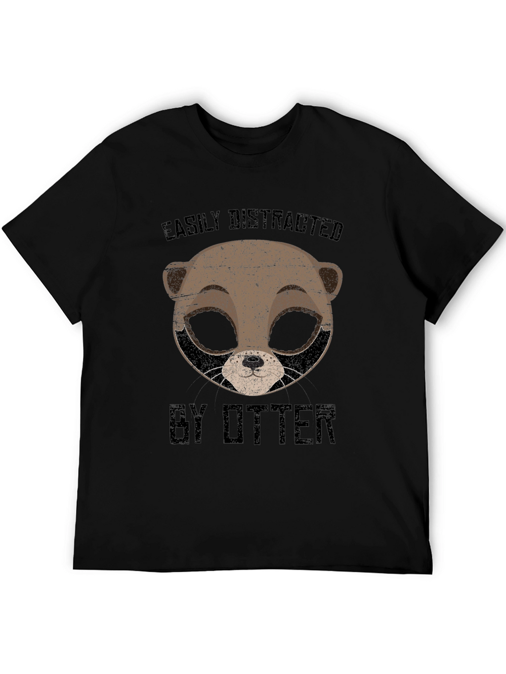Easily Distracted By Otter Graphic T-Shirt