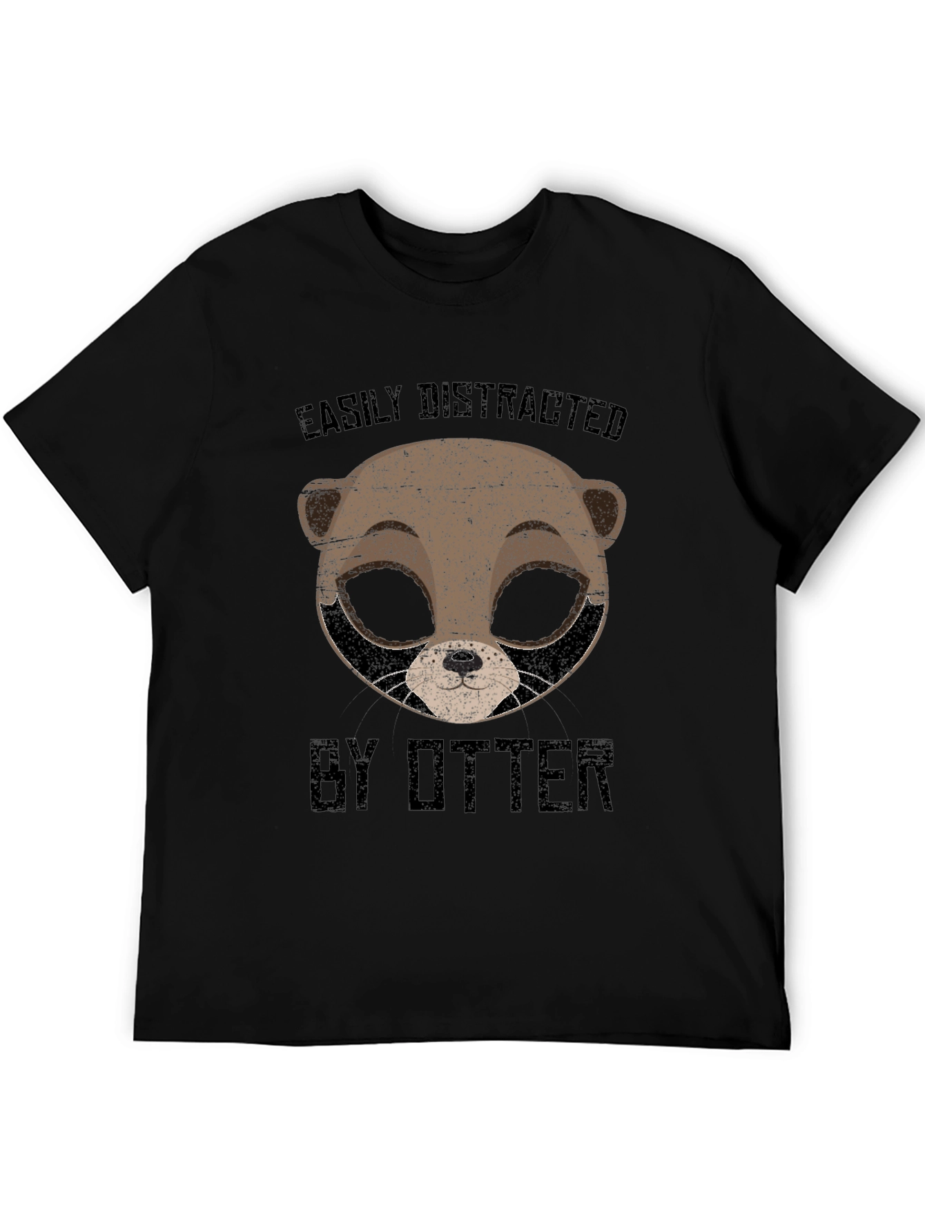 Easily Distracted By Otter Graphic T-Shirt