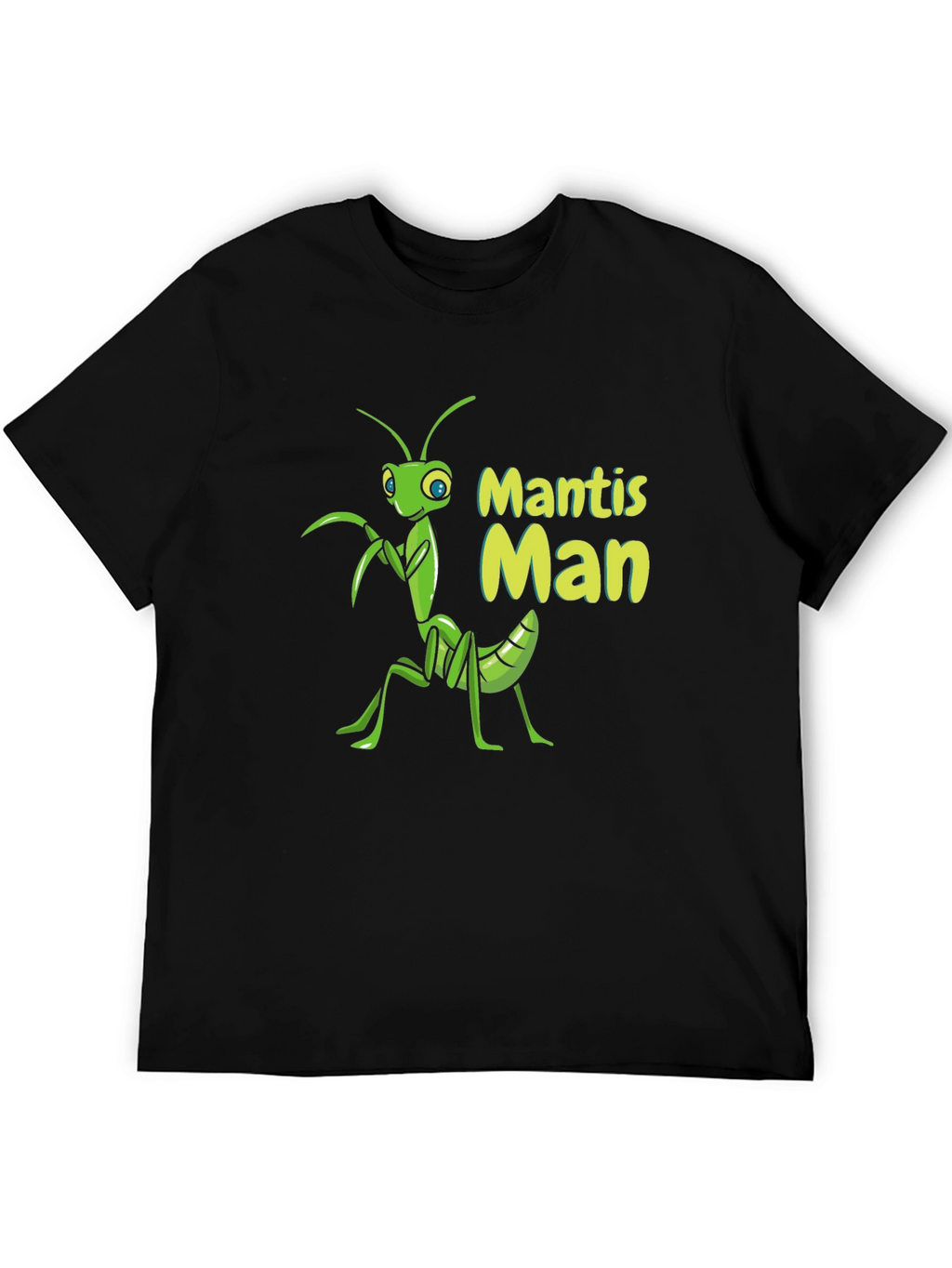 Mantis Man Graphic Tee - Cool Insect Design