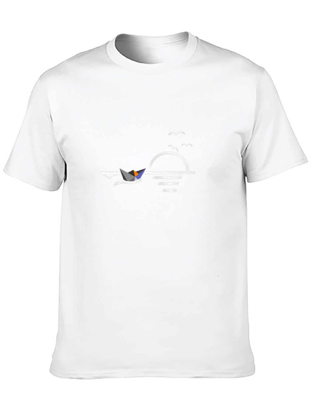 Sunset Sailboat Graphic T-Shirt