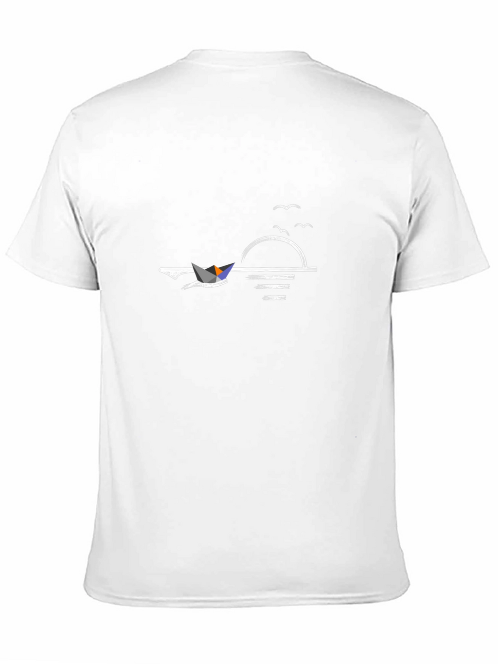 Sunset Sailboat Graphic T-Shirt