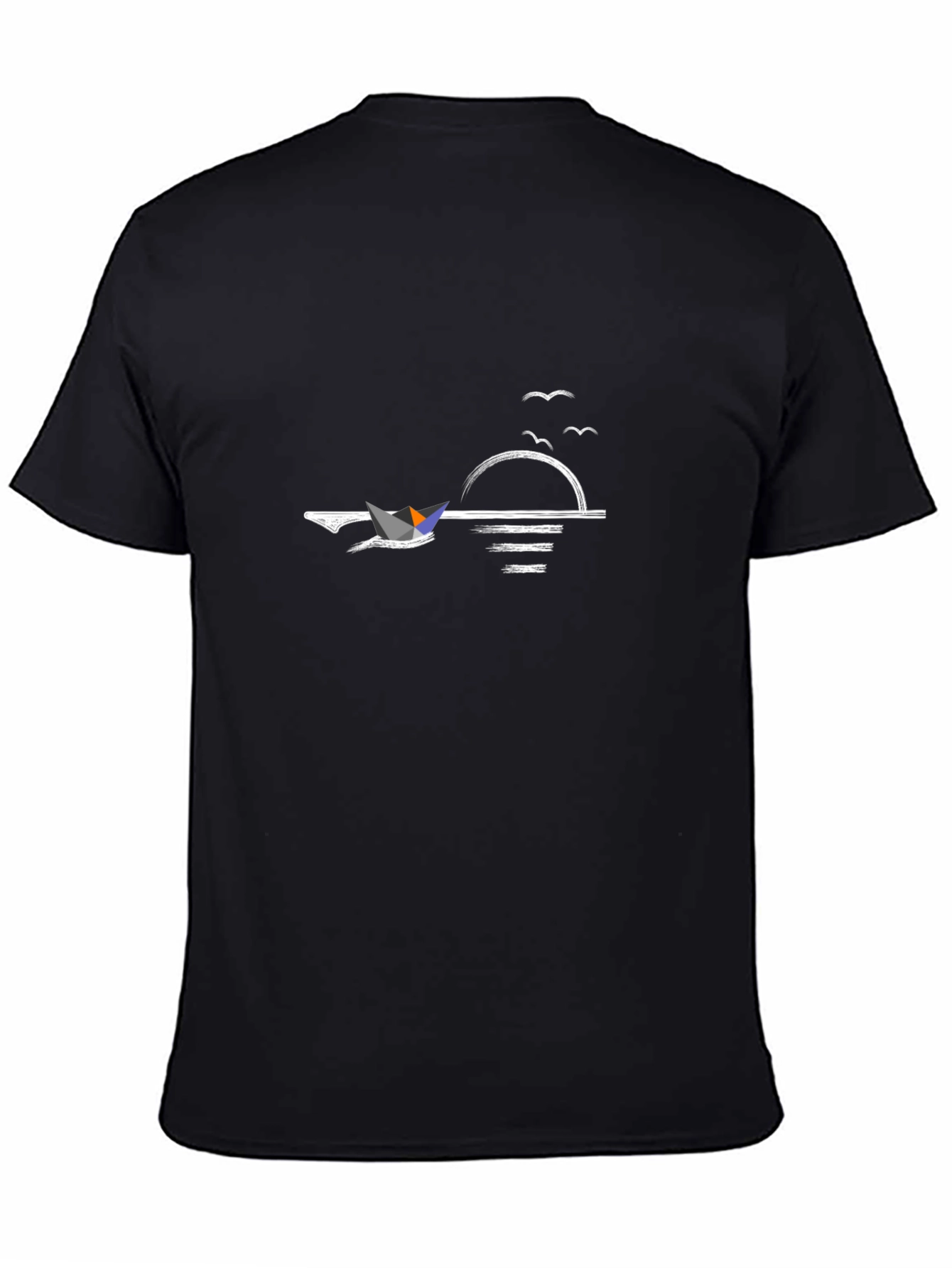Sunset Sailboat Graphic T-Shirt