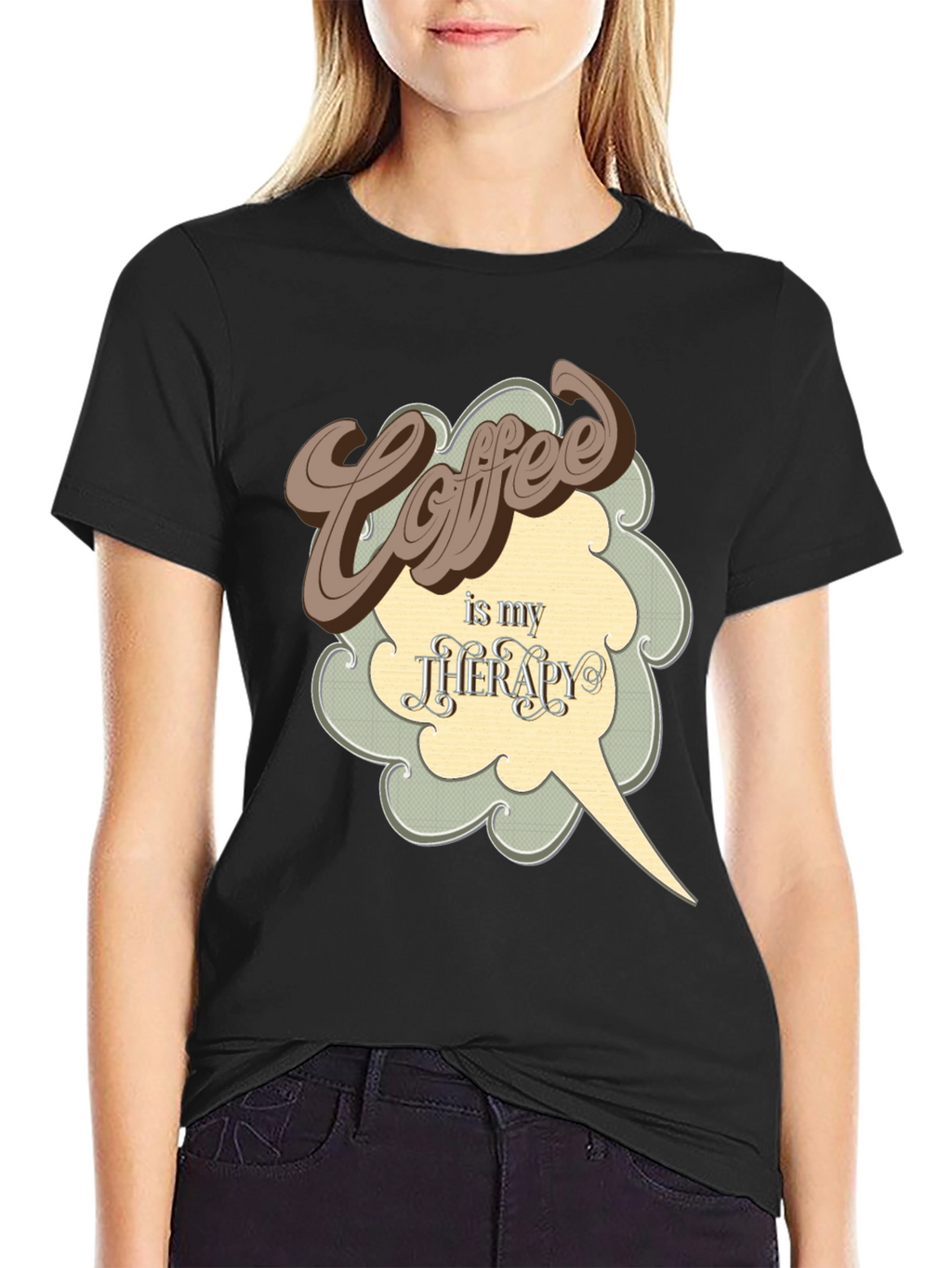 Coffee is My Therapy Graphic T-Shirt