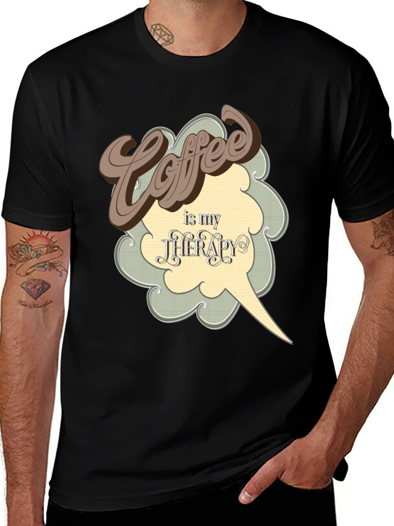 Coffee is My Therapy Graphic T-Shirt