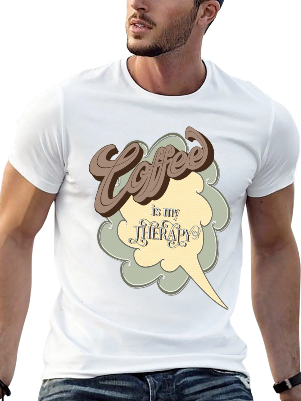Coffee is My Therapy Graphic T-Shirt